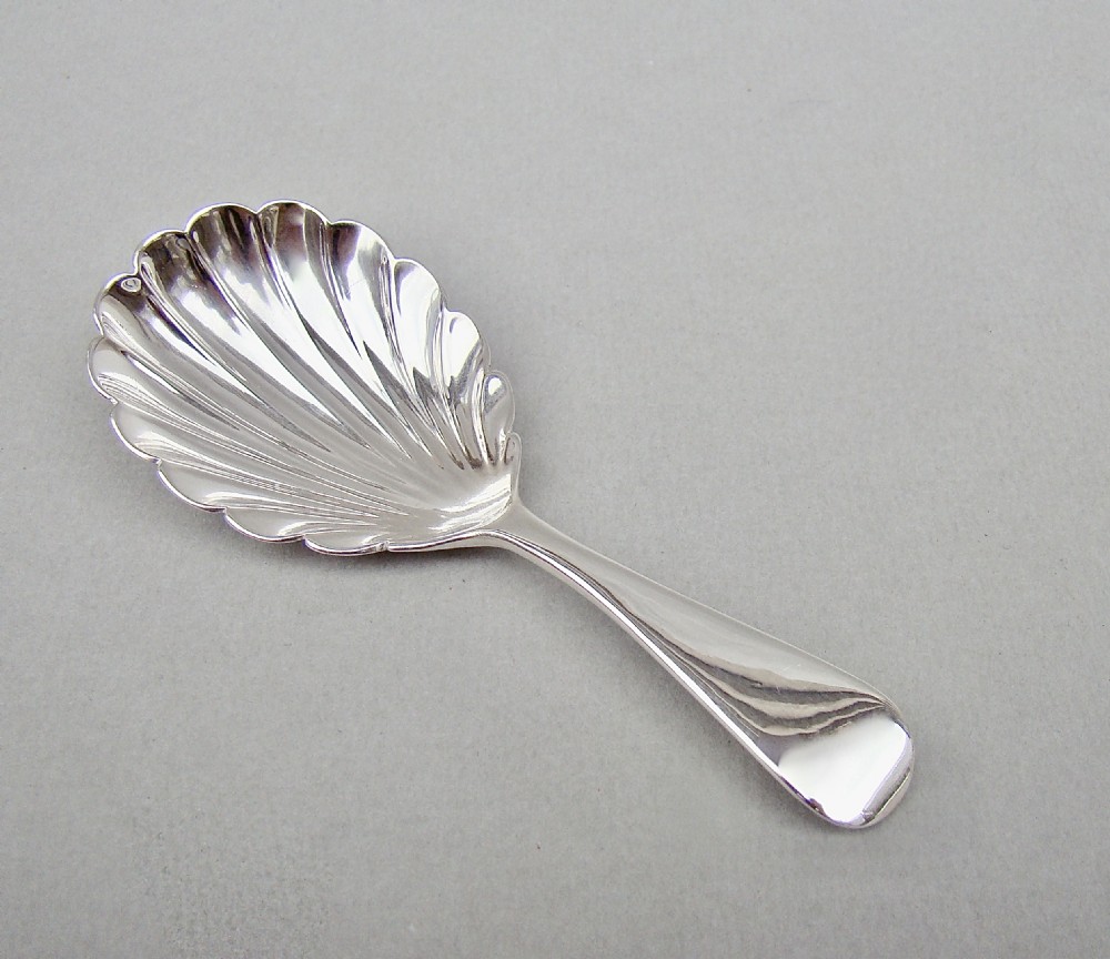 victorian silver caddy spoon by john aldwinkle thomas slater london 1894