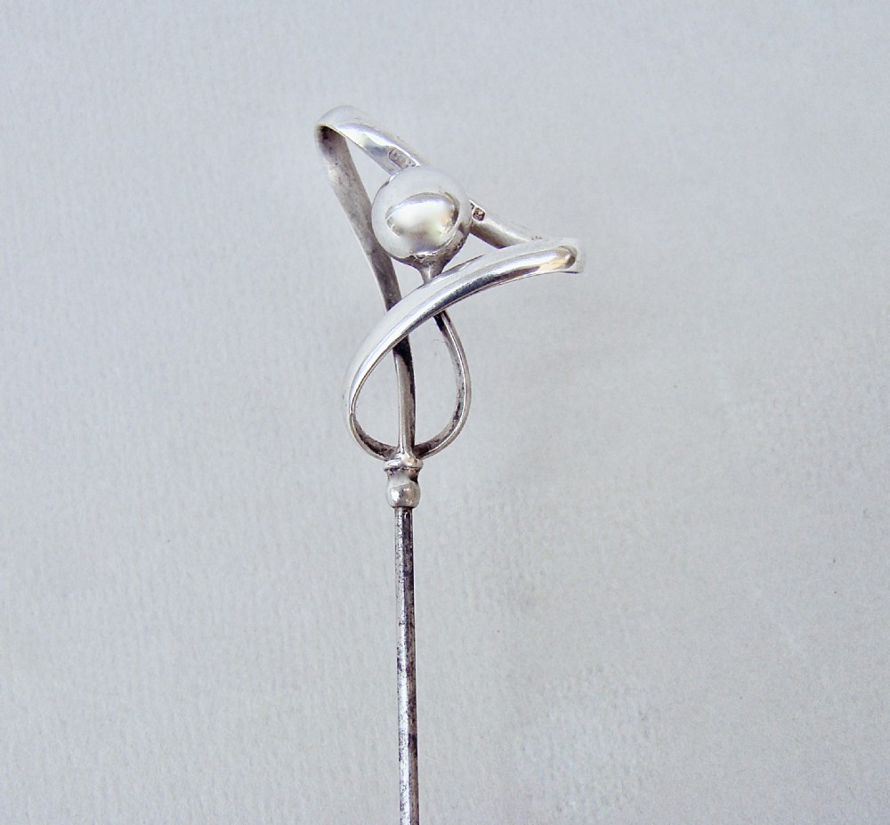 charles horner solid silver hat pin chester 1911