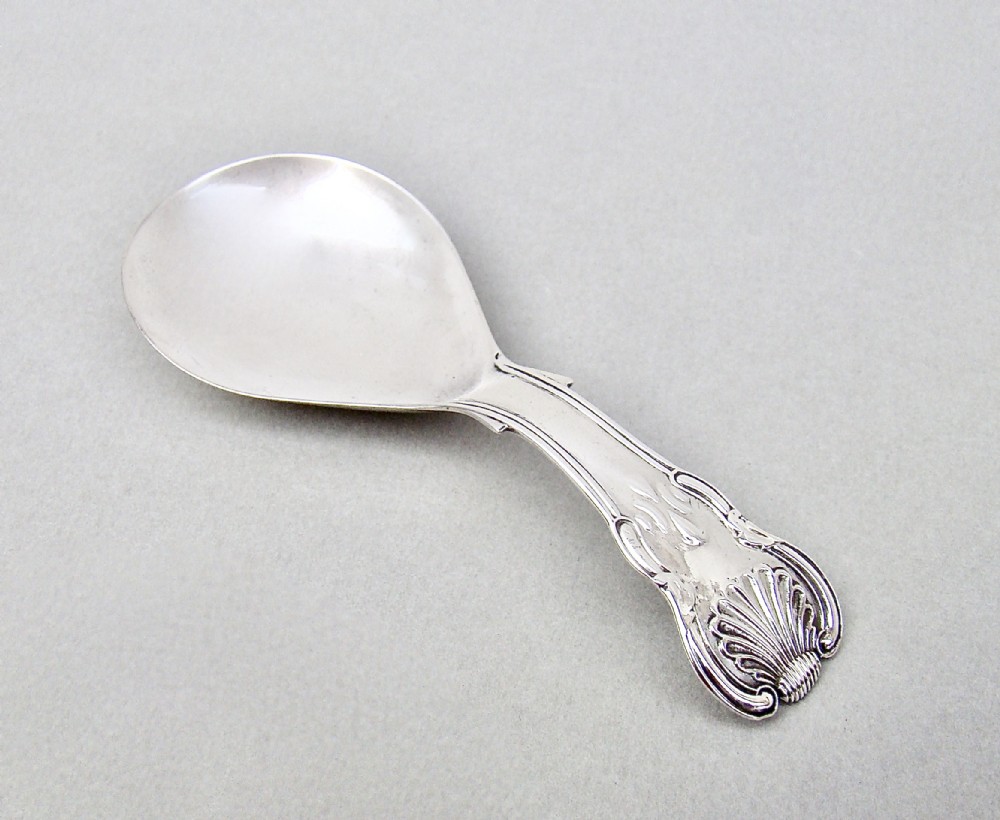good georgian kings pattern silver caddy spoon by joseph willmore birmingham 1817
