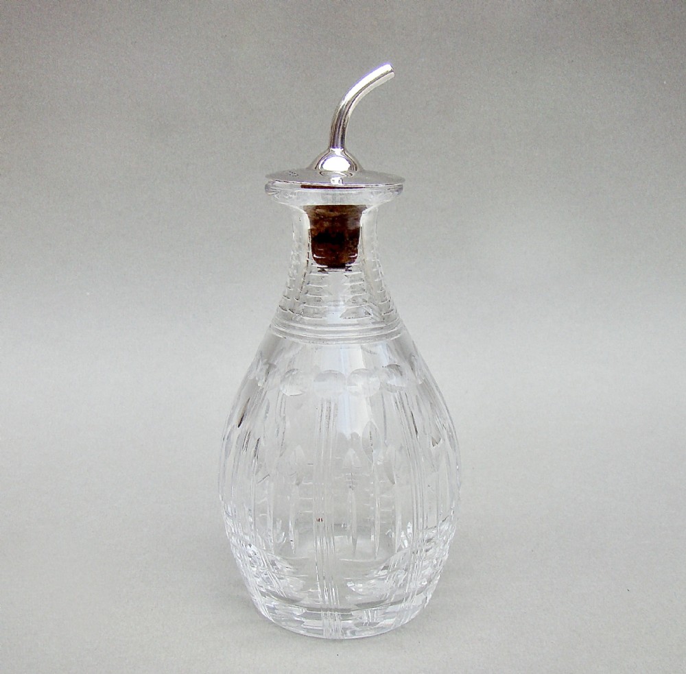exquisite silver mounted angostura bitters bottle by hukin heath birmingham 1934