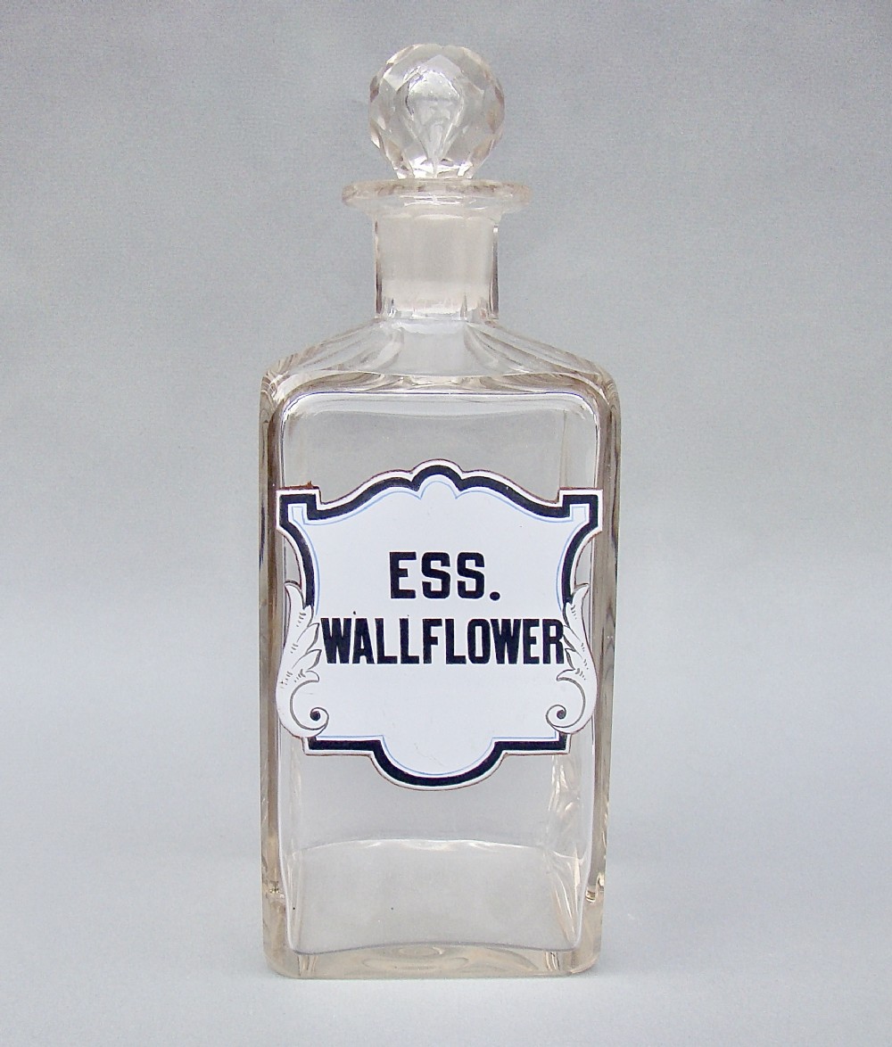 rare victorian large perfumery apothecary bottle circa 1890