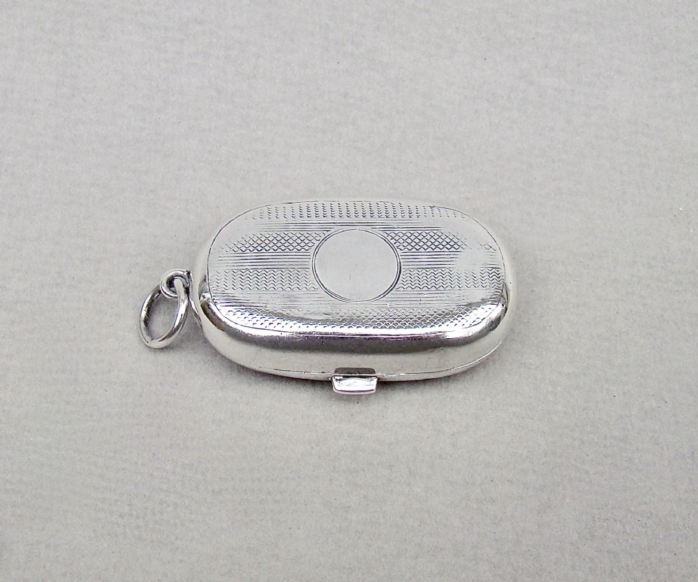edwardian silver double sovereign case by j w kirwan co birmingham 1907