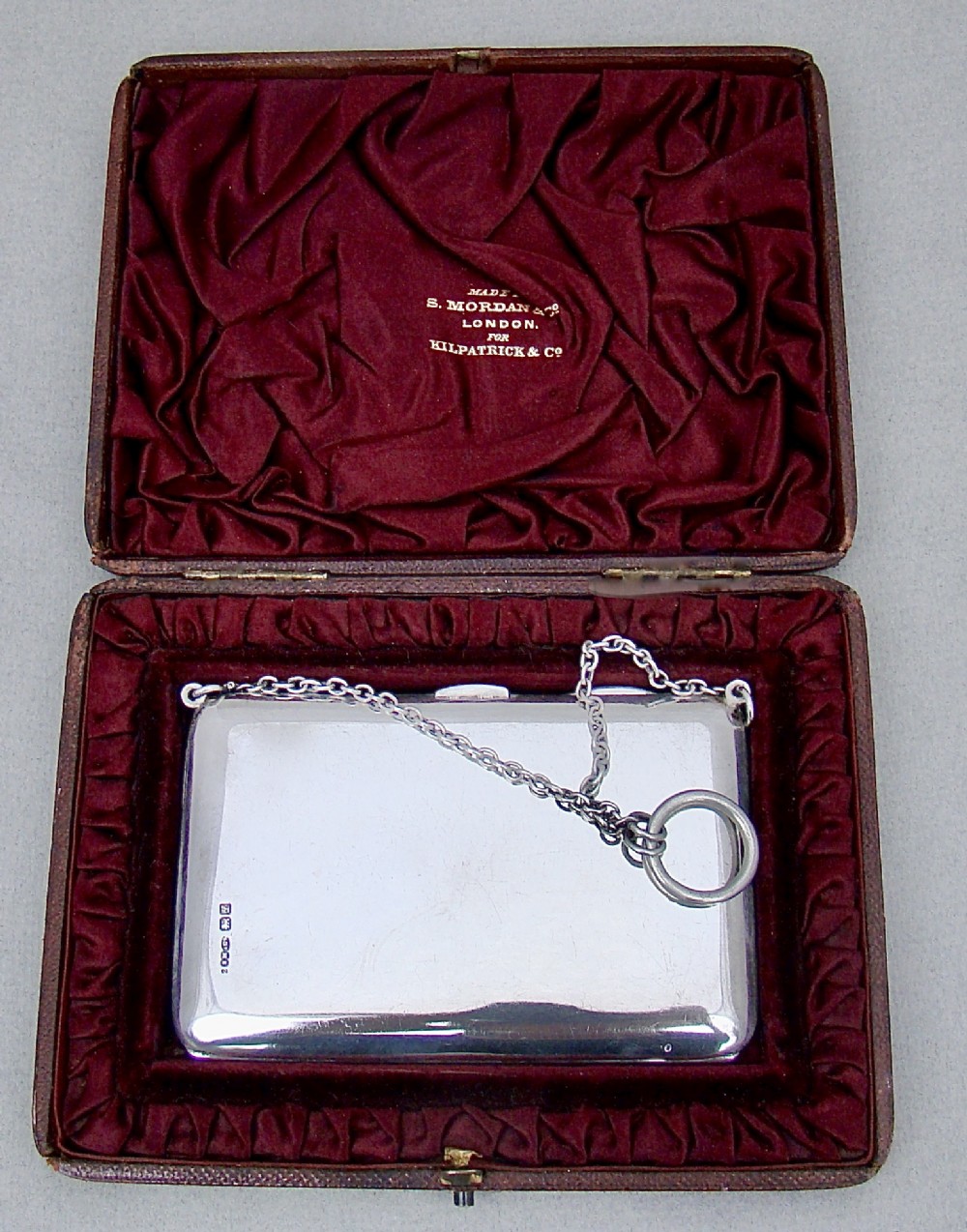 fabulous sampson mordan cased silver aide memoire chester 1912