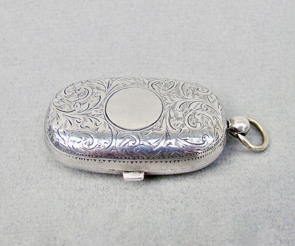 good edwardian silver double sovereign case by henry charles freeman birmingham 1907