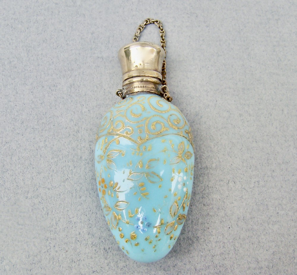 19th c french ormulu moser glass chatelaine scent bottle circa 1880